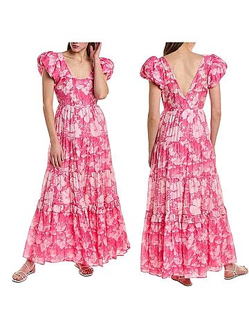LoveShackFancy Karalie Cocktail Dress (view 1)