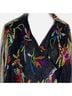 Anu Floral Multi Color Black Wrap Size XL - photo 5