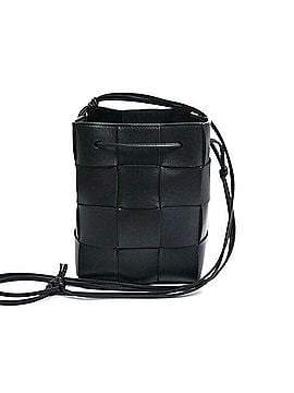 Bottega Veneta BOTTEGA VENETA Maxi Intrecciato Cassette Small Crossbody Bag Shoulder Black 680218 Women's (view 1)