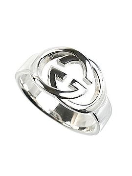 Gucci GUCCI Gucci Sterling Silver 925 Brit Ring SM 190483 5.8g Men's (view 1)