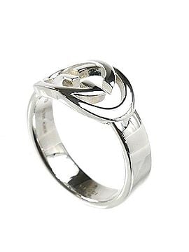 Gucci GUCCI Gucci Sterling Silver 925 Brit Ring SM 190483 5.8g Men's (view 2)