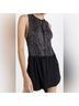 Varley Animal Print Black Gray Casual Dress Size S - photo 5