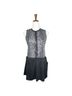 Varley Animal Print Black Gray Casual Dress Size S - photo 2