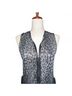 Varley Animal Print Black Gray Casual Dress Size S - photo 4