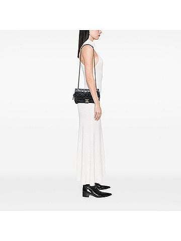 Chanel Small Quilted Iridescent Calfskin Shiva Flap (view 2)