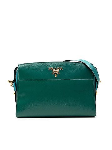 Prada Bicolor Saffiano Vernice Esplanade Crossbody (view 1)