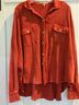 FP One 100% Cotton Solid Red Jacket Size S - photo 6