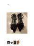Express Floral Black Sandals Size 6 - photo 3
