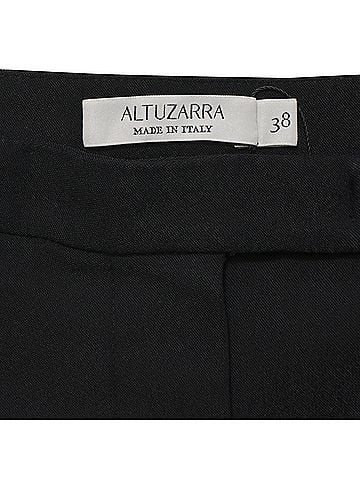 Altuzarra Altuzarra Side Slit Skirt in Black Wool (view 2)