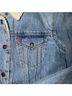 Levi's 100% Cotton Solid Blue Denim Jacket Size XS - photo 3