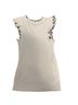 Loft 37 White Black Tank Top Size S - photo 2