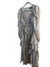 OPT Print Blue Cocktail Dress Size 14 - photo 1