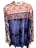 John Mark 53% Viscose 47% Rayon 100% Rayon 80% Rayon 20% Nylon Floral Multi Color Button-Down Shirt Size 1X - photo 2