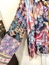 John Mark 53% Viscose 47% Rayon 100% Rayon 80% Rayon 20% Nylon Floral Multi Color Button-Down Shirt Size 1X - photo 4