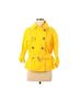 Michael Kors 100% Cotton Solid Yellow Jacket Size M (petite) - photo 1