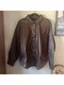 Wildfox 100% Polyester 100% Polyurethane Solid Brown Faux Leather Jacket Size L - photo 4