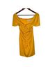Self-Portrait Solid Yellow Cocktail Dress Size 8 - photo 2