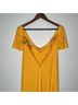 Self-Portrait Solid Yellow Cocktail Dress Size 8 - photo 12