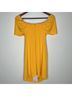Self-Portrait Solid Yellow Cocktail Dress Size 8 - photo 5