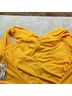 Self-Portrait Solid Yellow Cocktail Dress Size 8 - photo 10