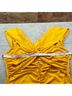 Self-Portrait Solid Yellow Cocktail Dress Size 8 - photo 11