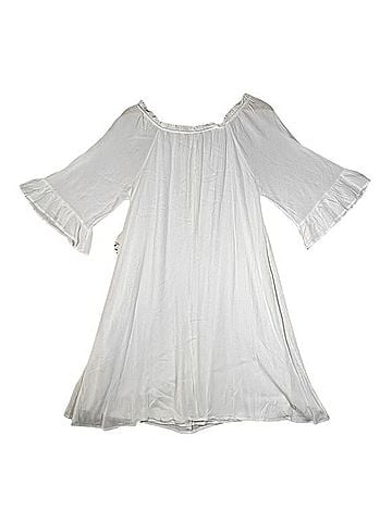 Naif Naif Crinkle Rayon Ruffle Mini Dress Casual Dress (view 2)