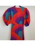 Rhode 100% Cotton Graphic Red Blue Casual Dress Size XS - photo 11