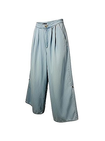 Zara TRF Denim Culottes Jeans (view 1)