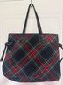 Dooney & Bourke Checkered-gingham Red Black Blue Tote One size - photo 4