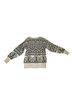 boat house row 100% Cotton Aztec Or Tribal Print Black White Wool Pullover Sweater Size M - photo 2