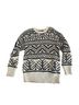 boat house row 100% Cotton Aztec Or Tribal Print Black White Wool Pullover Sweater Size M - photo 1