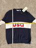 Walter Hagen Blue White Red Pullover Sweater Size L - photo 4
