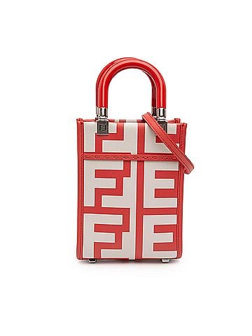 Fendi Marc Jacobs Mini Leather Sunshine Shopper Tote (view 1)