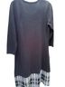Nine West Checkered-gingham Black Wool Dress Size M - photo 2