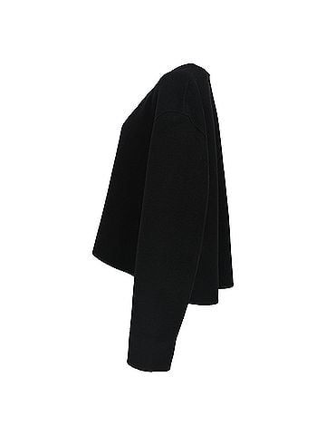 Theory Theory V-Neck Jacket in Black Wool (view 2)
