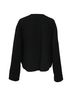 Theory 100% Wool Black Theory V-Neck Jacket in Black Wool Size XS - photo 3