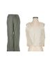 Parachute 100% Linen Solid Green Gray Ivory Linen Pants Size M (petite) - photo 1