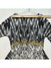Ellen Tracy 95% Polyester 5% Spandex 100% Polyester Chevron-herringbone Black White Yellow Casual Dress Size 8 - photo 4
