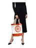 Tory Burch 100% Plastic Multi Color Orange White Leather Tote One size - photo 1