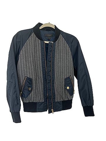 J.Crew pinstripe bomber  Jacket (view 1)