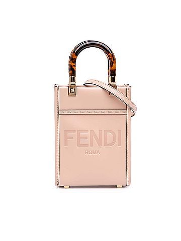 Fendi Mini Leather Sunshine Shopper Tote (view 1)