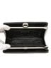 Prada 100% Leather Black Studded Leather Clasp Clutch One size - photo 5