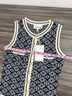 Heartloom Chevron-herringbone Blue Ivory Cocktail Dress Size S - photo 4