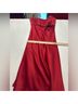 Alfred Angelo 100% Polyester Solid Red Black Cocktail Dress Size 4 - photo 6