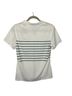 Nike 100% Polyester Stripes White Green Polo Size M - photo 2