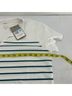 Nike 100% Polyester Stripes White Green Polo Size M - photo 7