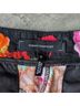 Robert Rodriguez Floral Black Pink Orange Linen Pants Size 6 - photo 3