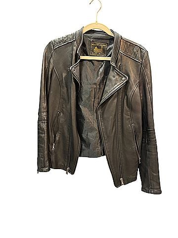 Massimo Leather Motorcycle Leather Jacket (view 1)