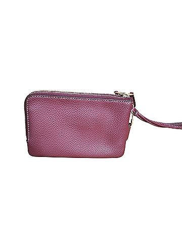 Coach Pebble Leather Double Corner Zip Wallet (view 2)