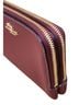 Coach 100% Leather Solid Burgundy Brown Wallet One size - photo 5